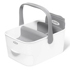 an oxo caddy with two compartments