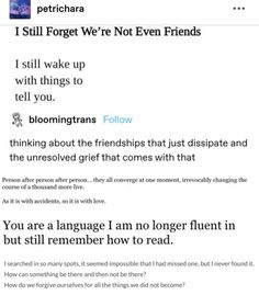 an image of someone's tweet about being friends with their friend on facebook