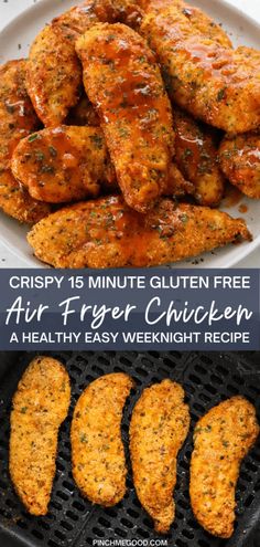 crispy 15 minute gluten free air fryer chicken recipe with easy weight