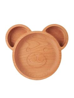 Wood Life Project Wooden Bear Plate Weston Table Kids Plate, Vegan Store, Kids Meal, Kids Plates, Wooden Bear, Eco Friendly Baby, Baby Spoon, Cardboard Packaging, Wooden Plates