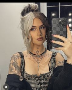 Alt Goth, Cheer Hair, Hippie Hair, Hair Inspo Color, Fitness Beauty, Pretty Hairstyles, Girl Tattoos, Hair Looks