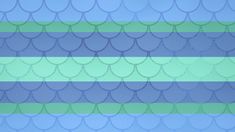 a blue and green background with fish scales