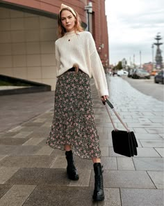 Dresses Flowers, Magic Dress, Moda Paris, Autumn Outfit, Business Casual Outfits