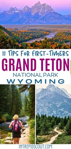 Grand Teton Tips Wyoming Travel Road Trips, Yellowstone Vacation Planning, Jackson Hole Vacation, Wyoming Travel, National Park Vacation