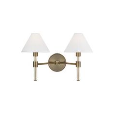 Lauren Ralph Lauren Robert Dimmable Vanity Light & Reviews | Wayfair Lauren Roberts, Buffet Lamps, Back Plate, Vanity Lighting, Polished Nickel, Light Bulbs, Chandelier Lighting, Floor Lamp, Vanity