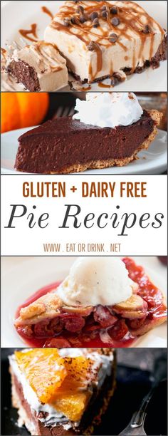 gluten and dairy free pies are the perfect dessert