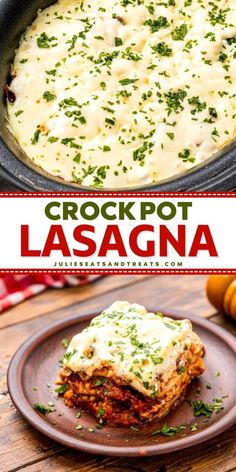 When you are craving lasagna and need a quick and easy version make this Crock Pot Lasagna recipe! Layers of noodles, meat sauce and cheese that’s made in your slow cooker for a quick and easy family-friendly dinner. Pair it with a tossed salad and breadsticks for an easy meal. Crockpot Lasagne, Crockpot Lasagna Recipe, Pot Lasagna Recipe, Crockpot Lasagna Easy, Crock Pot Lasagna, Crock Pot Lasagna Recipe, Slow Cooker Meal, Crockpot Lasagna, Slow Cooker Lasagna