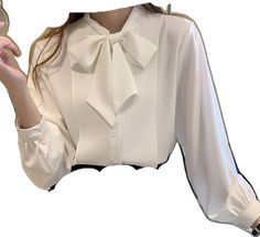 Elegant Long Sleeve Chiffon Shirt, Long Sleeve Chiffon Top For Office, Chiffon Long Sleeve Office Blouse, Chic Chiffon Shirt For Work, White Office Lady Blouse For Party, Chic Chiffon Shirt For Workwear, Formal Fitted Chiffon Tops, Elegant Chiffon Top For Office Wear, White Office Wear Shirt