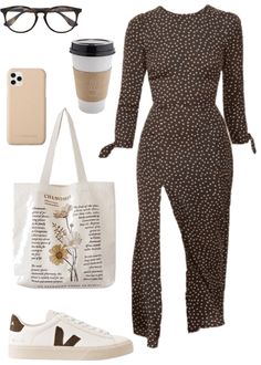 Weekend Errands Outfit, Polyvore Summer, How To Have Style, Dotted Dress, Errands Outfit, Summer Girl, Stylish Work Outfits, Outfit Shoplook