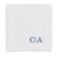 Embroidered Cocktail Napkins with Side by Side Initials Monogram Embroidered Wedding Napkins, Wedding Crest Monogram, Embroidered Cocktail Napkins, Monogram Cocktail Napkins, Crest Monogram, Intimate Dinner, Linen Cocktail Napkins, Monogrammed Napkins, Nautical Flags