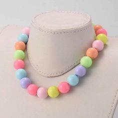 Kids Bubblegum Necklace Bubblegum Necklace, Kids Accessories Jewelry, Girl Jewelry, Bubble Gum, Pink Yellow, Kids Accessories, Kids Shop, Jewelry Accessories, Yellow