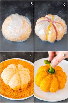 steps to make a pumpkin cake