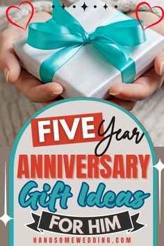 the five year anniversary gift ideas for him and her are perfect to give as gifts