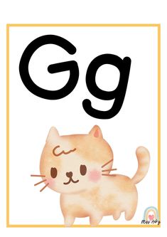 the letter g is for cat