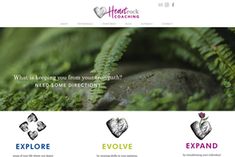 an image of a website page with many different colors and designs on it, including the words explore