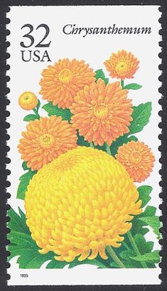 a stamp with flowers on it and the words,'32 usa'written in german