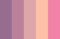 an image of a color palette with different shades and colors on it, including pinks,