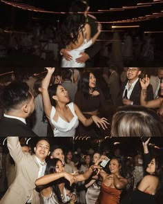 people dancing and having fun at a party