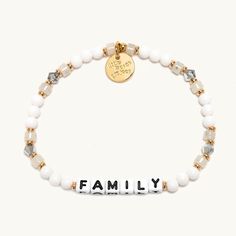 Family- Family Little Words Project Bracelet Family Bracelet, Family Bracelets, Family Ties, Word Bracelet, Chosen Family, Loving You, To Be Kind, Handcrafted Bracelets, Gifts For Your Mom