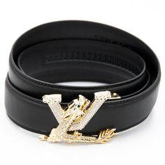 Leather Color Options Prom Accessories Men, Luxury Black Embroidered Belt, Luxury Gold Adjustable Belt Buckle, Luxury Adjustable Gold Belt Buckle, Luxury Adjustable Embroidered Belt, Luxury Adjustable Belt With Buckle, Gold Rhinestone Belt For Formal Occasions, Black Belt Outfit, Diamond Belt