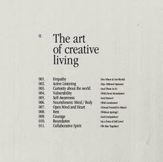 the art of creative living, vol 1 by various artists and their work on paper