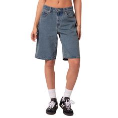 Going Out Shorts, Denim Cargo Shorts, Women Denim Shorts, Bermuda Jean Shorts, 2000s Streetwear, Fashion Preppy, Carpenter Shorts, Short Pant, Streetwear Pants