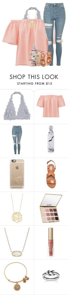 "you're the fire & the flood." by ellaswiftie13 ❤ liked on Polyvore featuring Rebecca Taylor, Topshop, S'well, Casetify, Steve Madden, Ginette NY, tarte, Kendra Scott, Alex and Ani and Avery Worn Jeans, School Clothes, Moda Vintage, Rebecca Taylor, Teen Fashion Outfits, School Outfit