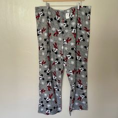 New Without Tags. No Stains Or Flaws. Never Worn. Disney Mickey Mouse Size 2x Elastic Waistband Super Soft And Comfy! Pj Pants, Disney Mickey Mouse, Disney Mickey, Women's Intimates, Black Gray, Black And Grey, Pajamas, Elastic, Tags