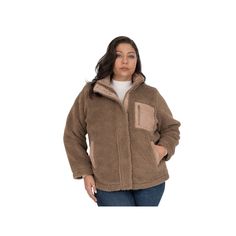 Protect yourself from the elements in this women's Fleet Street mixed media faux sherpa jacket. Click on this WOMEN'S GUIDE to find the perfect fit and more! Protect yourself from the elements in this women's Fleet Street mixed media faux sherpa jacket. Click on this WOMEN'S GUIDE to find the perfect fit and more! FEATURES Soft construction Gingham trim Midweight design Snap & zipper closure Long sleeves 2 functional side entry front pockets and 1 functional zip up chest pocketFIT & SIZING 28 1/ Fleet Street, Plus Size Outerwear, Sherpa Jacket, Protect Yourself, Outerwear Women, Fabric Care, Gender Female, Gingham, Age Group