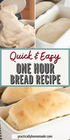 quick and easy one hour bread recipe