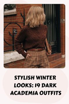 Fashion Outfits Academia, Soft Classic Kibbe Dark Academia, Dark Academia Preppy Outfits, Coffee Shop Job Outfit, Cozy Party Outfit, English Clothing Style Woman, Oxford University Outfit, Dark Academia Autumn Outfit, Oxford University Aesthetic Outfit