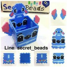 the instructions for how to make a beaded toy box