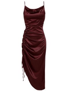 Dark Red Dresses Formal, Wine Outfits For Women, Dark Red Velvet Dress, 90s Party Dress, Maroon Dresses, Classic Pencil Dress, Velvet Pencil Dress, Silk Dresses Outfit, Homecoming 2024