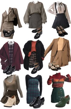 Autumn Outfits Academia, Marilyn Inspired Outfits, Nerdy Business Casual Geek Chic, Newsies Inspired Outfits, Academia Shoes Aesthetic, Hubadera Outfit, Early Fall Outfits Late Summer Work, Autumn Academia Outfit, Dark Autumn Aesthetic Outfits