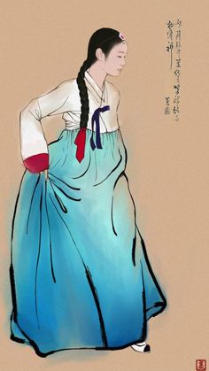 hanbok illustration Hanbok Illustration, Soldier Tattoo, Line Artwork