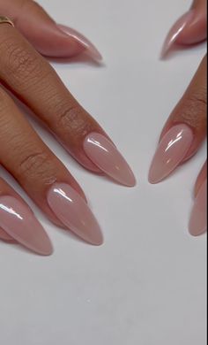 Pastel Nail Color Ideas, Almond Shaped French Nails, Nail 2024, Trending Nails, Colorful Nails, Classy Acrylic Nails, Makijaż Smokey Eye, Nail Swag, Nails 2023