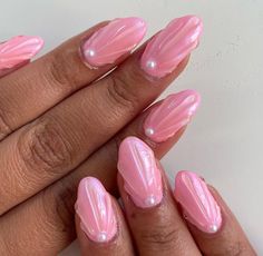 Heavenly Nails, Best Summer Nails, Seashell Nails, Summer Nails Ideas, Sea Nails, Hippie Nails, Nail Candy, Mermaid Nails, Pearl Nails