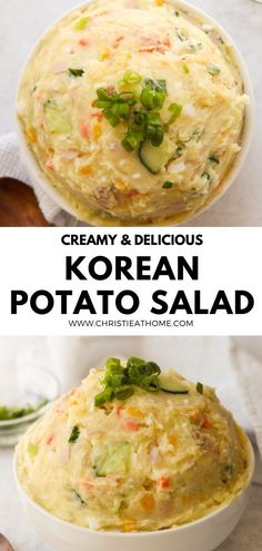 creamy and delicious korean potato salad is the perfect side dish for any meal it's loaded with fresh vegetables