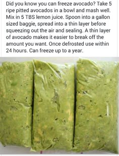 the recipe for guacamole is shown in an email message, and it appears to be made from scratch