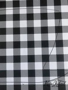 a black and white checkered fabric