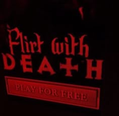 there is a sign that says play for free