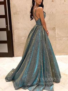 Crisscross Strap Shiny Long Prom Dresses Formal Dress FD1777 – Viniodress Sweep Train Prom Dress, Cheap Prom Dresses Long, Prom Dresses Formal, Long Formal Gowns, Prom Dresses With Pockets, Prom Dresses For Teens, Prom Dresses Modest, Ball Gowns Evening, Cute Prom Dresses