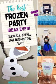 frozen party ideas for kids and adults