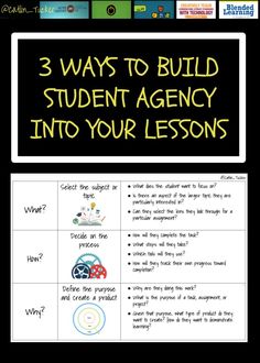 three ways to build student agency into your lessons