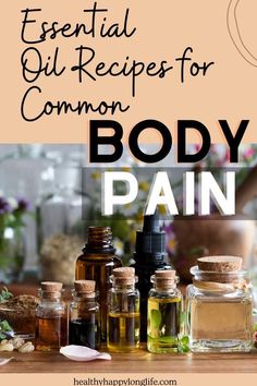 Nerve Pain Remedies, Aromatherapy Diy, Massage Oils Recipe, Massage Oil Blends, Body Pain Relief, Pain Relief Remedies, Aromatherapy Recipes, Essential Oil Diffuser Blends Recipes