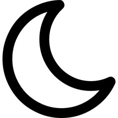 a black and white image of a crescent moon with the letter c in it's center