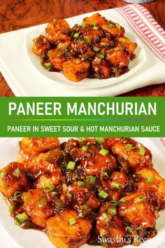 paneer manchuran recipe in sweet and sour sauce