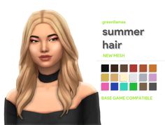 Sims 4 Cc Hair, Sims 4 Traits, Sims 4 Mm, Sims 4 Toddler, Game Day Hair