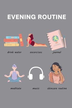 Evening Night Routine, Tea Journal, Selfcare Routine, Evening Routines, Daily Routine Planner, Inner Health, Light A Candle, School Routine, Effective Study Tips