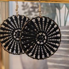 Add To Any Order For $5. Black Round Summer Jewelry, Chic Black Round Earrings, Summer Party Black Jewelry, Black Jewelry For Spring Party, Handmade Black Earrings, Spring Gift: Black Jewelry, Elegant Black Earrings For Spring, Black Party Earrings For Summer, Chic Handmade Black Earrings